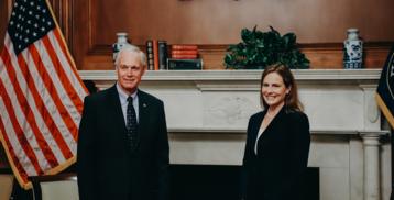 Senator Johnson with Judge Amy Coney Barrett