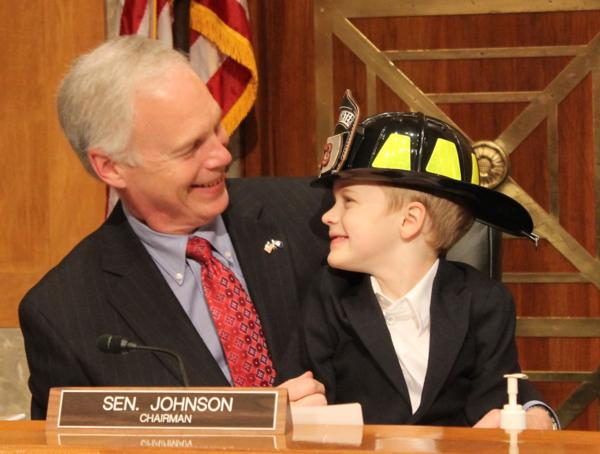 Sen Johnson with Jordan