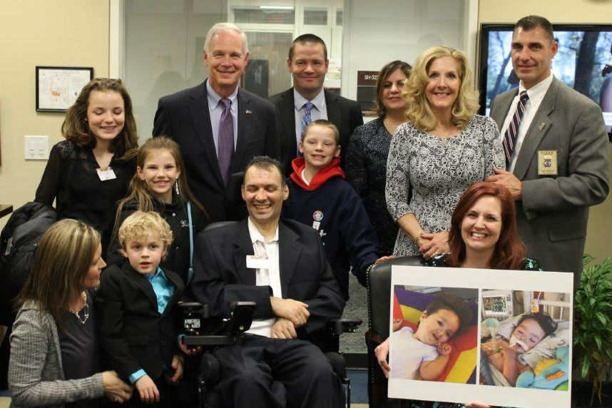 Sen Johnson with Right to Try Advocates