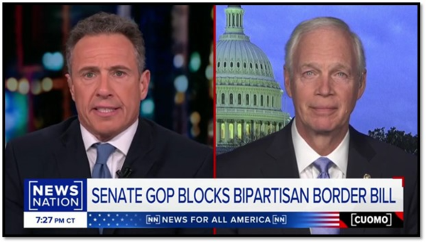 Sen. Johnson with Chris Cuomo 