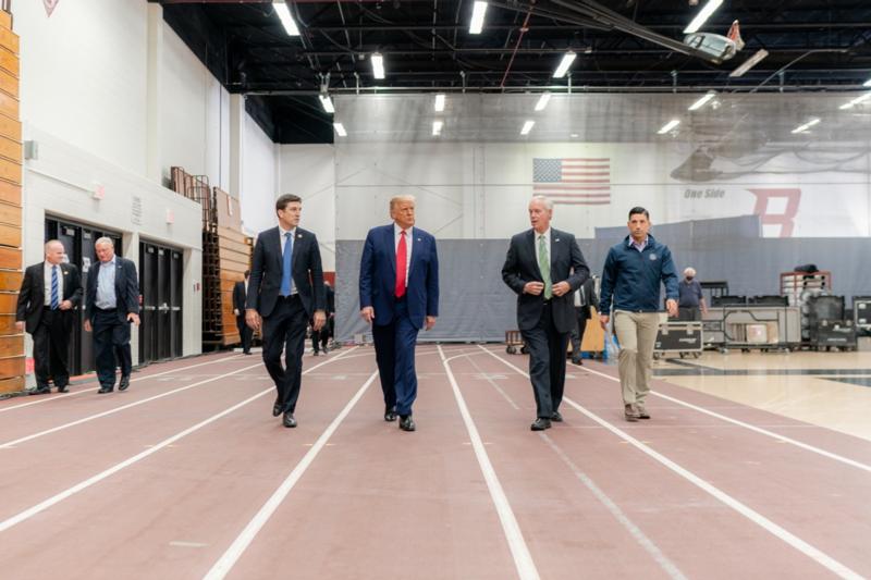 President Trump and Sen. Johnson in Kenosha