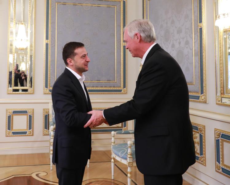 Ron Johnson and President Zelenskiy