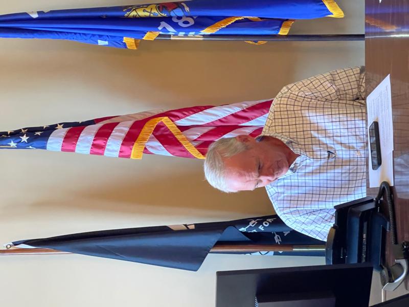 Ron on the phones during a telephone town hall