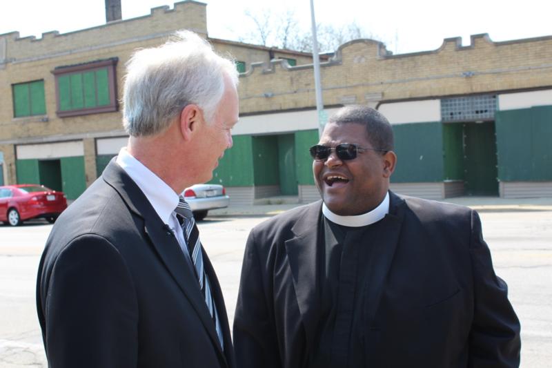 Ron Johnson and Pastor Smith 