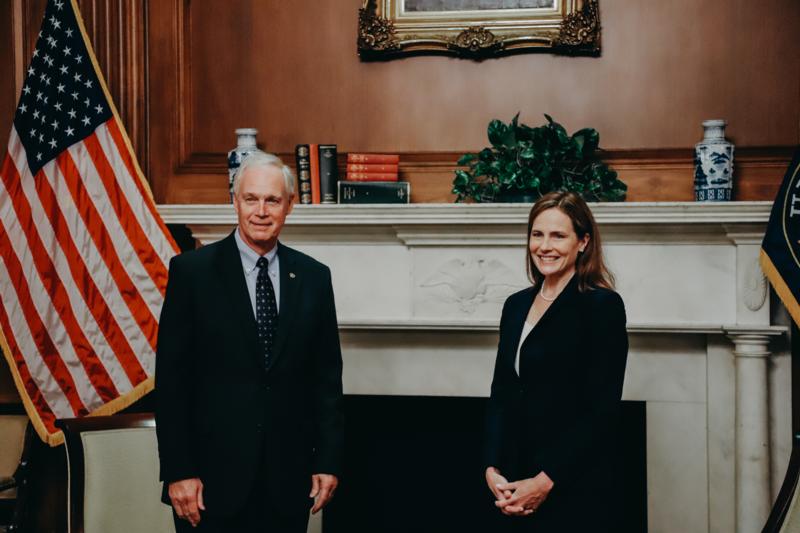 Sen. Johnson Meets Judge Amy Coney Barrett