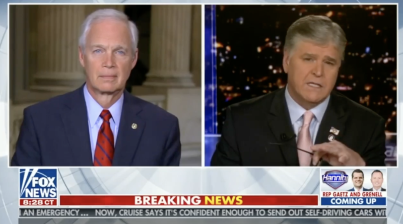 Ron Johnson and Sean Hannity 