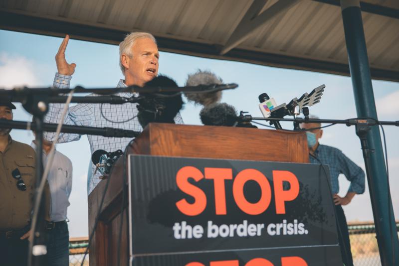 Ron Johnson at Texas Border