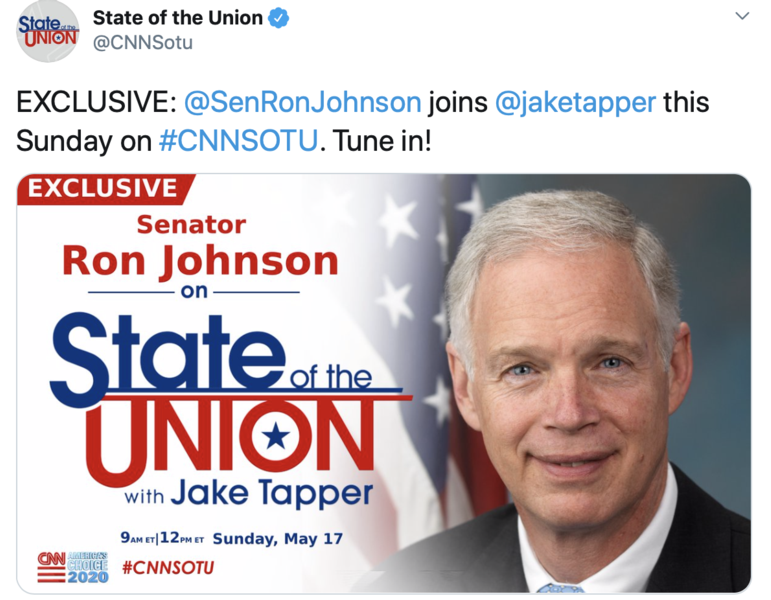 Sen. Johnson on CNN Sunday