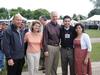 Senator Johnson with Manny Perez, the Former Secretary of the Wisconsin Department of Workforce Development, his wife Sandra Perez, as well as veterans Joe Medina and Yolanda Medina at Fiesta Waukesha on Friday, June 24, 2011.