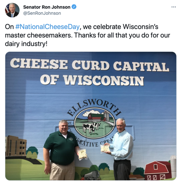 Tweet for National Cheese Day