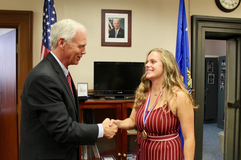 Sen. Johnson and Olivia