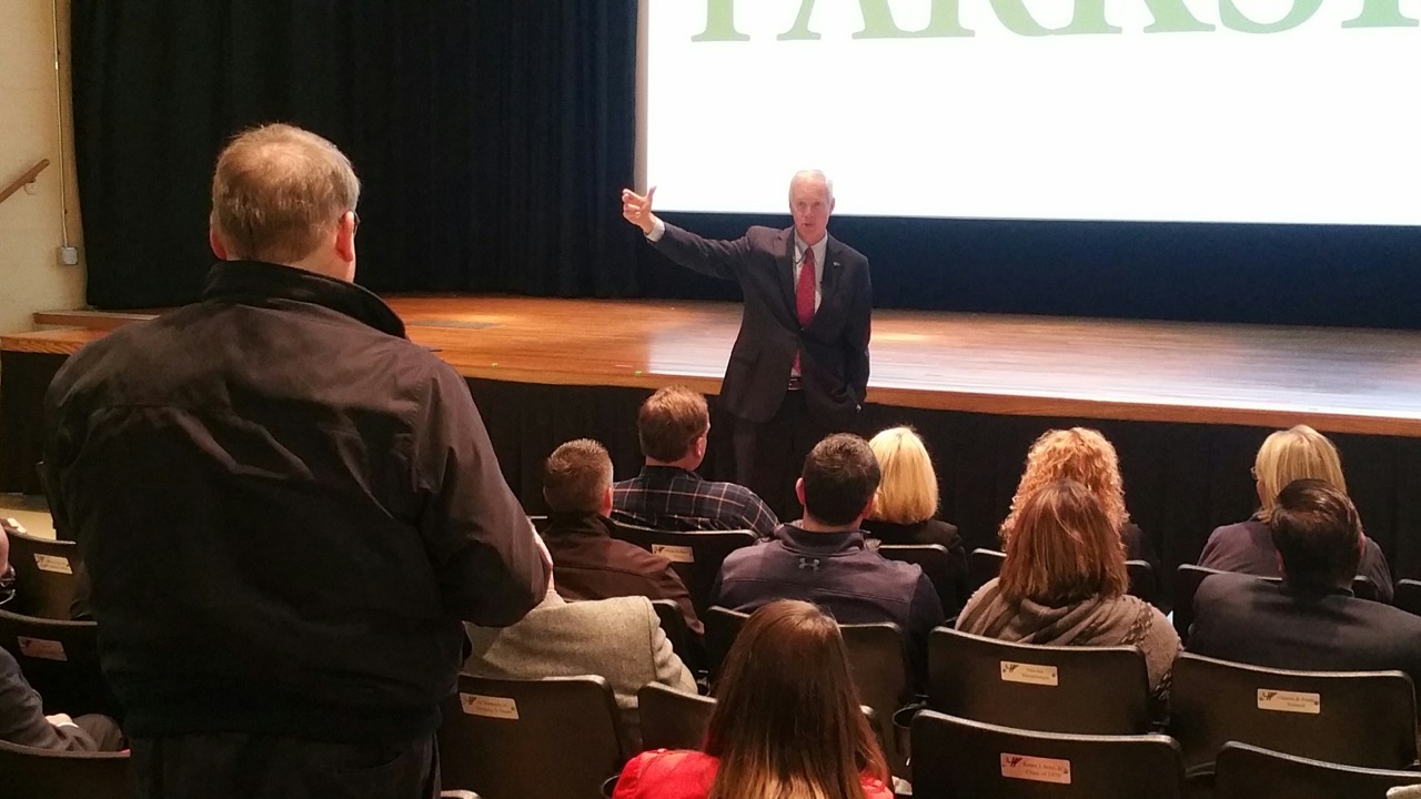 Speaking with business leaders
