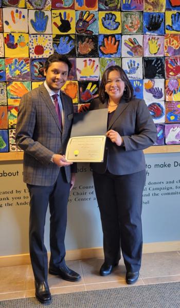 Gold Seal presented to Dane County United Way
