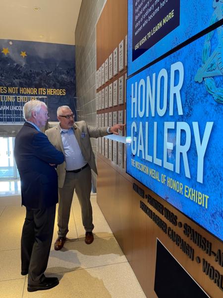 Sen. Johnson at War Memorial