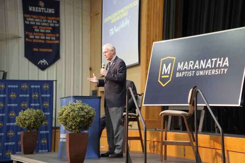 Sen Johnson at Maranatha University 