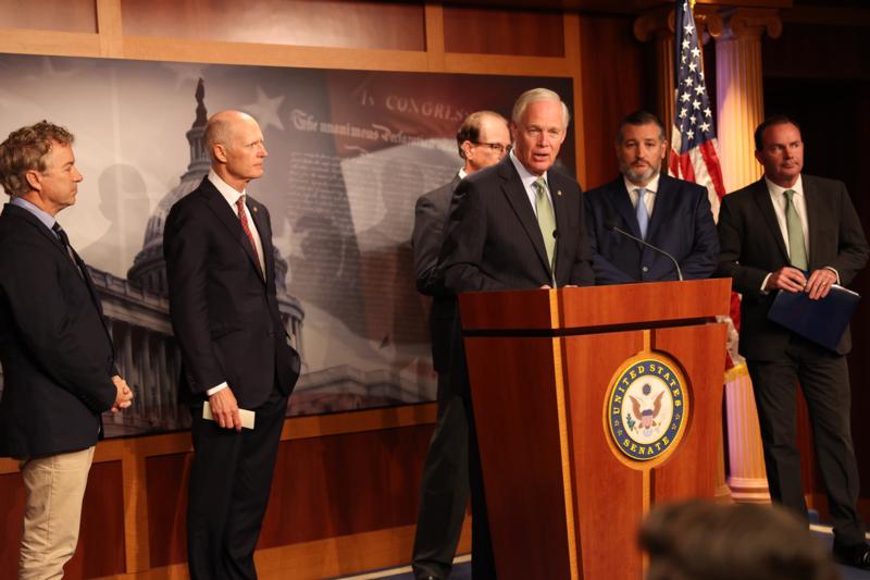 Sen. Johnson at Captiol Press Conference