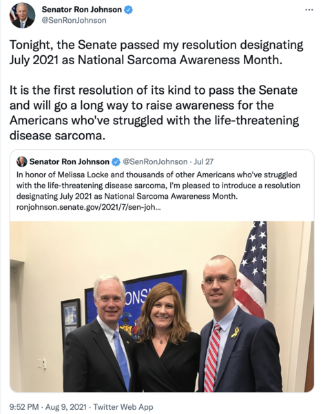 Sarcoma Awareness Month