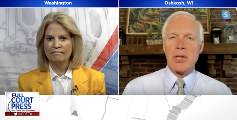 Greta Van Susteren and Ron Johnson