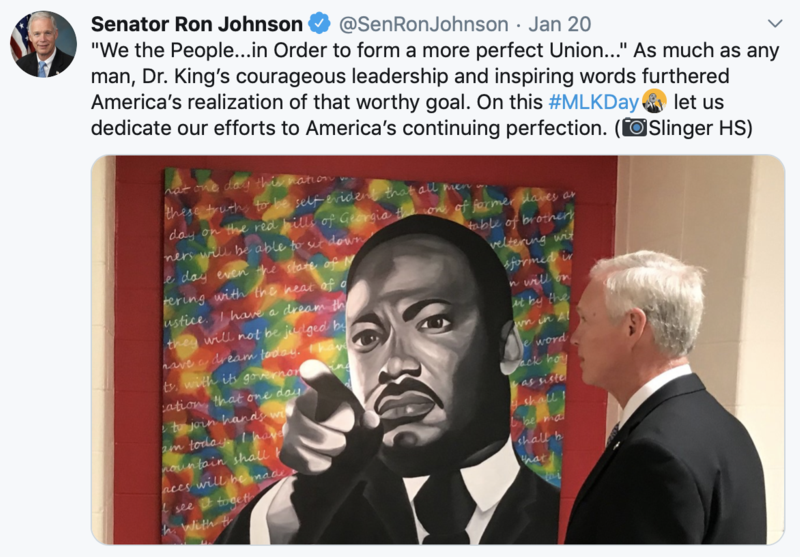 MLK Day tweet