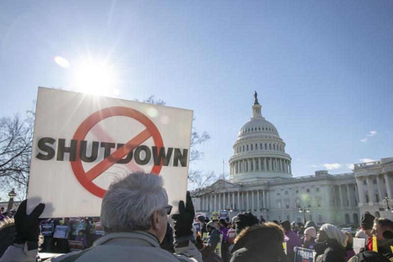 Government Shutdown Sign