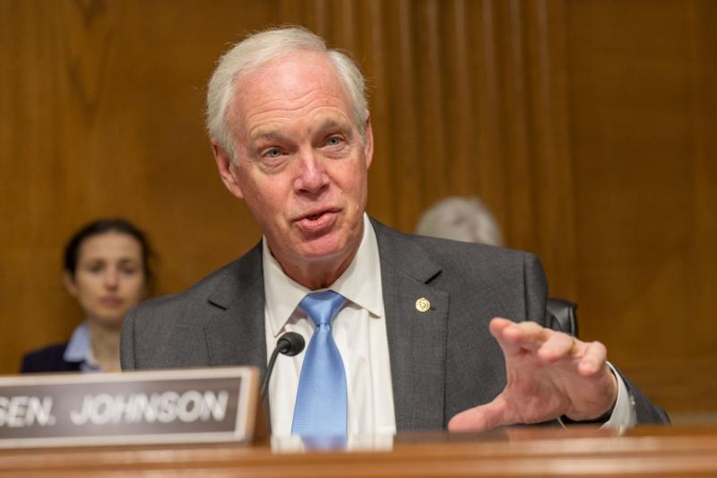 Sen. Johnson in hearing