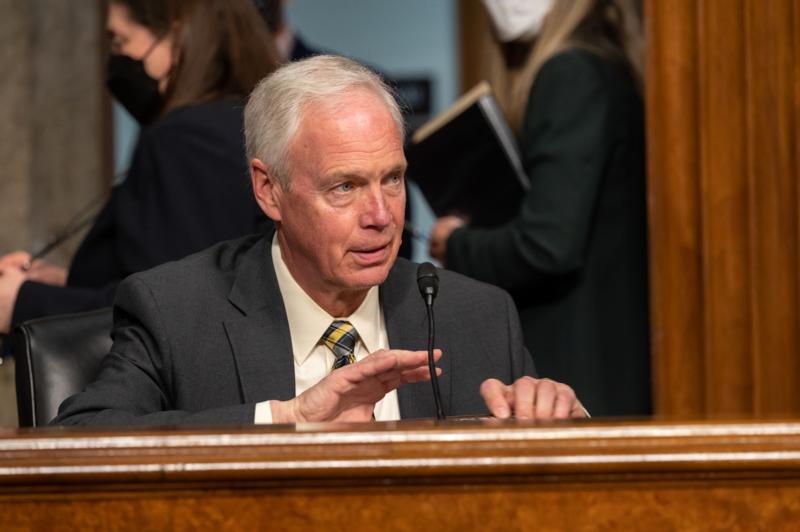 Sen. Johnson at hearing