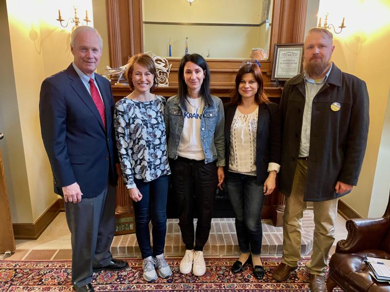 Group Photo with Wisconsin Ukrainian leaders