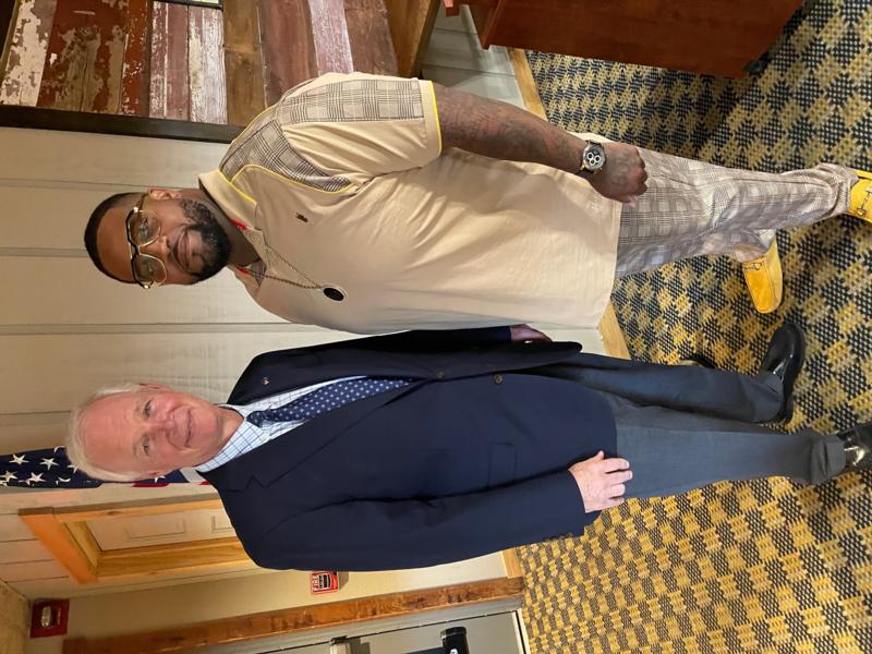 Sen. Johnson and Joseph Project Grad