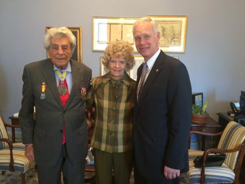 Senator with Maggie Megellas