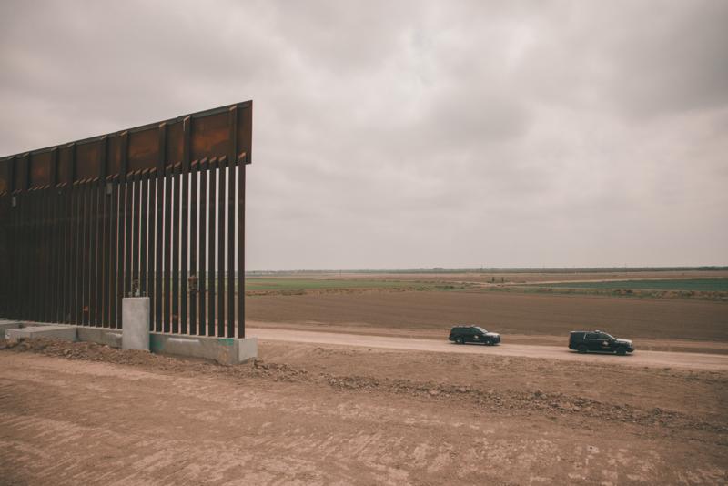Border Wall left unfinished in Texas