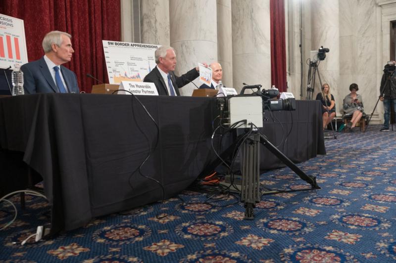 Senators at Border Roundtable