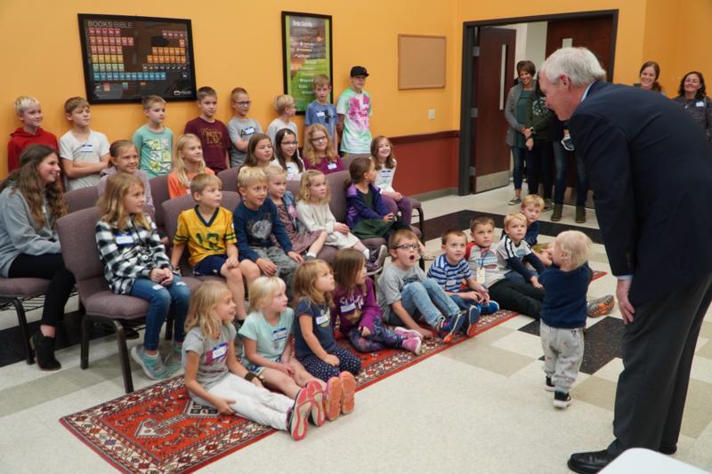 Sen. Johnson talks to homeschool group