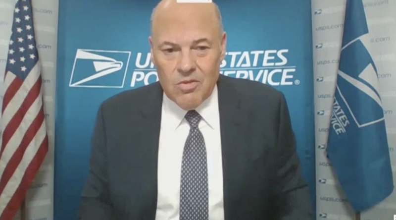 Postmaster De Joy at hearing