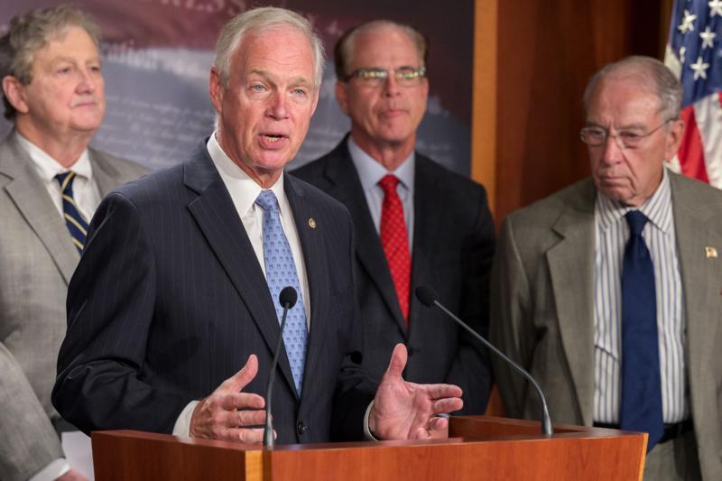 Senator Johnson in Washington