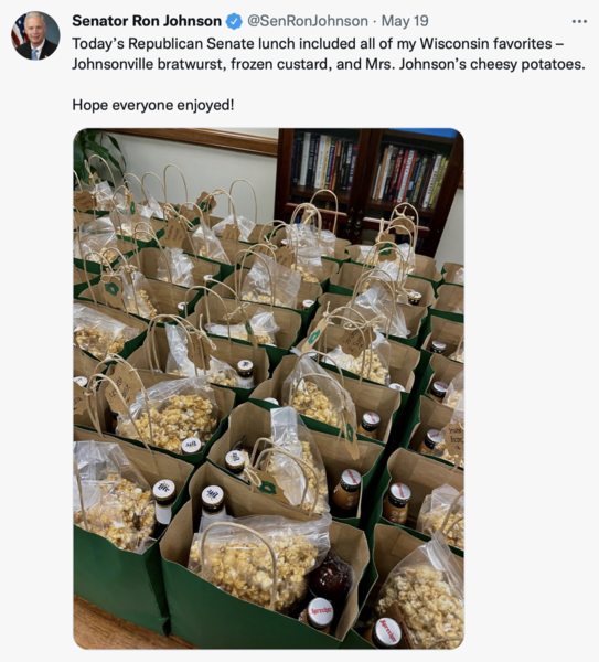 Wisconsin Favorites at Senate Lunch