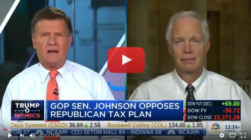 Sen. Johnson on Squawk Box Sen. Johnson on Squawk Box