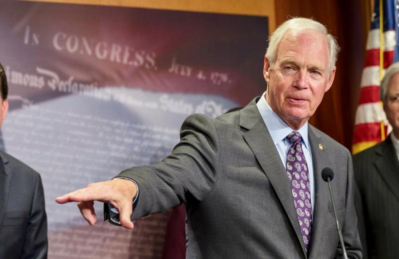 Sen. Johnson at News Conference
