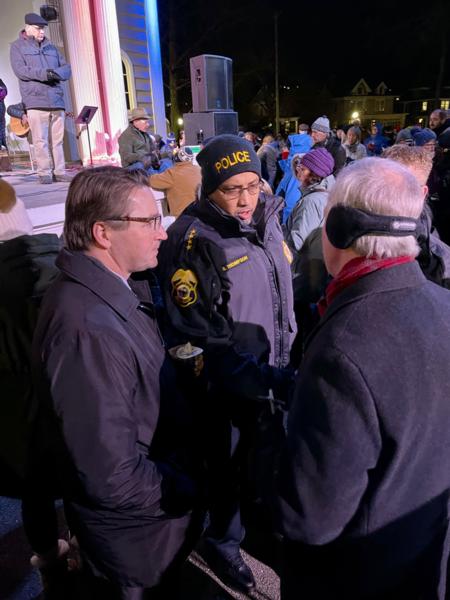 Ron Johnson at Waukesha Vigil 