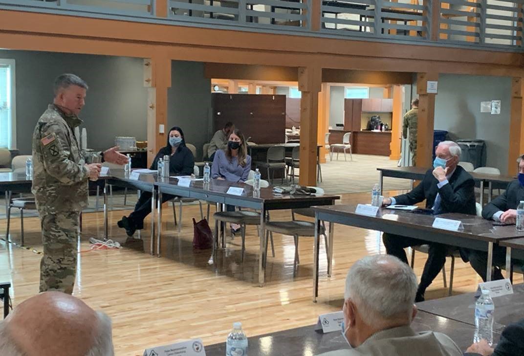 Senator Johnson, Republican State Lawmakers Visit Fort McCoy