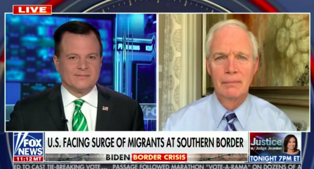 Johnson Discusses Border Security and Democrats’ $1.9 Trillion Bill on ‘Fox News Live’