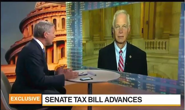 Johnson Explains Tax Concerns, Committee Vote in Bloomberg Interview