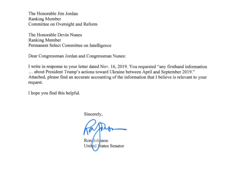 Johnson Responds to House Republicans’ Request for Information on Ukraine
