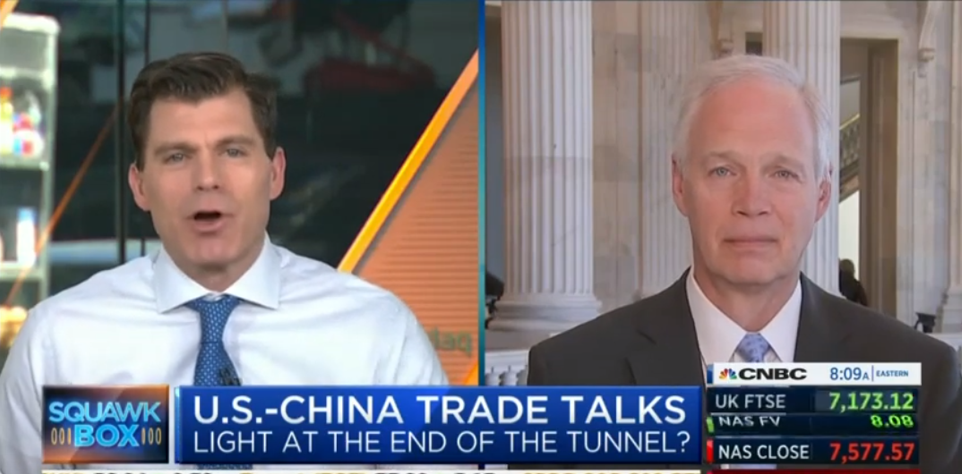Johnson Discusses Trade on ‘Squawk Box’