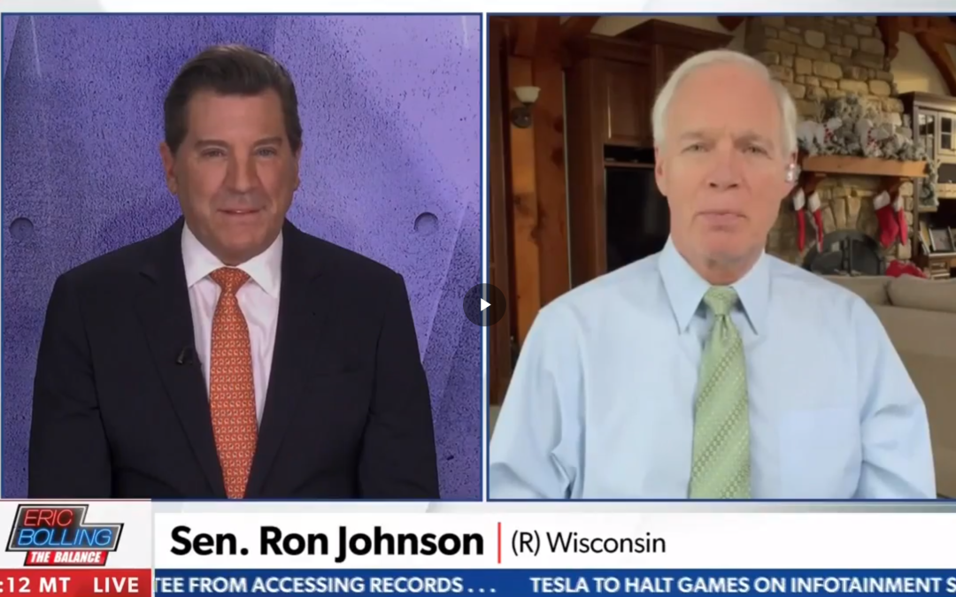 Sen. Johnson Joins Newsmax to Discuss the Democrats’ Failed Policies