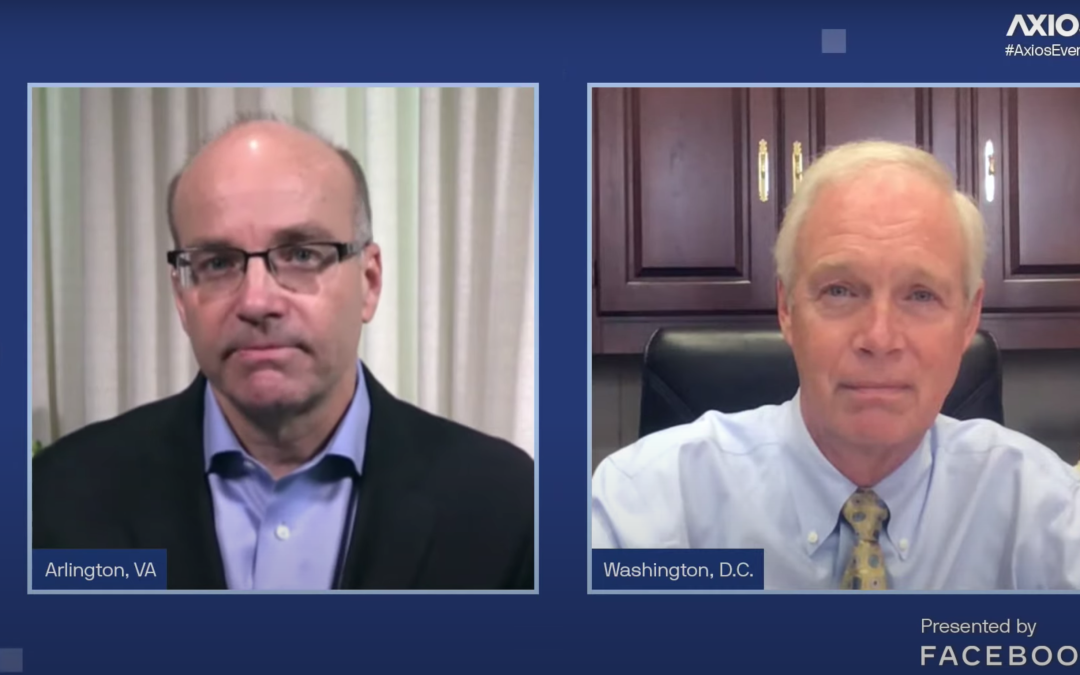 Johnson Discusses Small Business Recovery at Axios Virtual Event