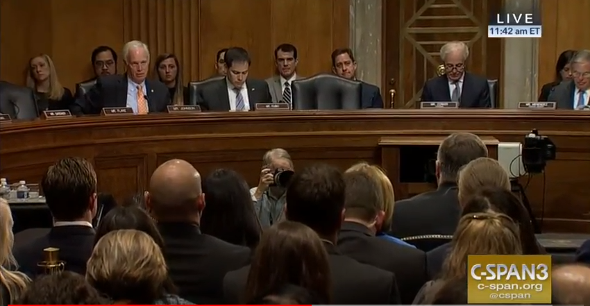 Johnson Praises Secretary of State Nominee Mike Pompeo