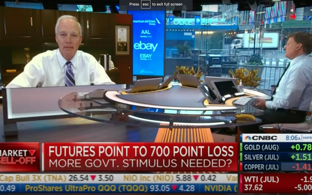 Johnson Discusses Economy, Stimulus Funding on ‘Squawk Box’