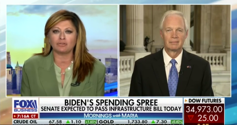 Senator Johnson Talks Democrats’ Reckless Spending on Fox Business