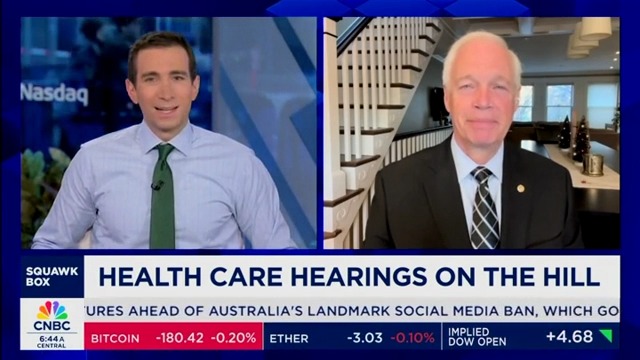 ***VIDEO RELEASE*** Sen. Johnson on Squawk Box: “We Can’t Continue to Throw Money at a Completely Failed System”