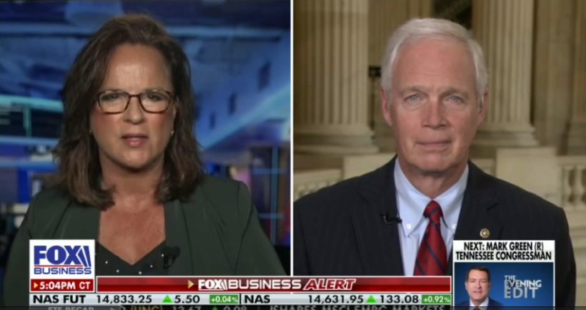Sen. Johnson Talks Democrats’ Reckless Spending on Fox Business